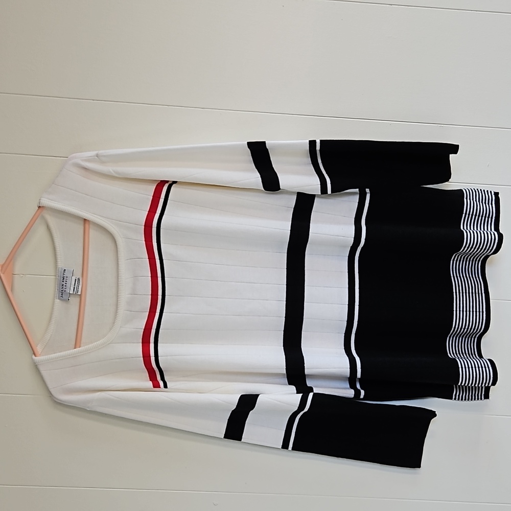 Jaclyn Smith Classic Long Sleeve Sweater Large T12